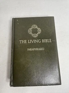 The Living Bible Paraphrased Tyndale 1971 good. Hard Cover - Picture 1 of 14