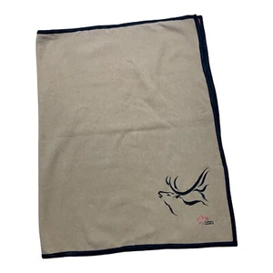 KANATA Blanket Co. Wool Blend Blanket Wagon Cover Throw 61 X 30 In Brown Horse - Picture 1 of 7