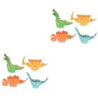  2 Pieces Party Cupcake Decor Toppers Paper Decoration Baking Child Biscuit Make