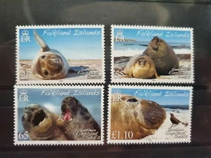 Falkland Is 2008 Southern Elephant Seal set of 4, MNH - Picture 1 of 1