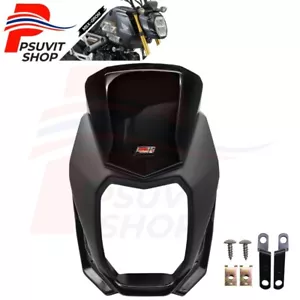 Cubierta frontal ABS parabrisas para GROM-125 MSX-125 2021-2023 negro - Imagen 1 de 6