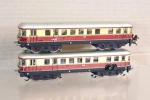 TRIX TTR 20/58 2005 3 RAIL AC DIESEL RAILCAR LOCOMOTIVE 2 CAR SET 20058 ol - Picture 1 of 9