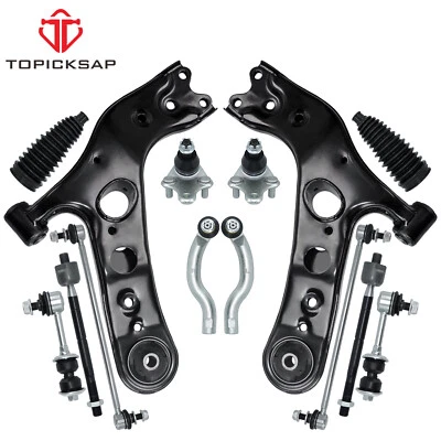 Kit de enlace de barra estabilizadora brazo de control inferior delantero de 14 piezas para Toyota RAV4 2006-2018 Foto 1 de 4