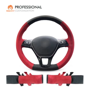 Funda de volante MEWANT Custom Alcantara para VW Golf 7 Polo Tiguan T-Roc Up! Arteon - Imagen 1 de 7