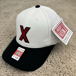 Cuban X Giants Hat NLB American Needle Fitted 7 1/8 White Red X Team Logo Cap - Picture 1 of 9
