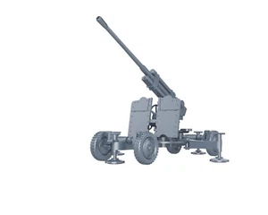 WWII SOVIET USSR - K-52 85MM AA GUN (firing shield) - 1/56 1/72 1/87 1/100 3D - Picture 1 of 5