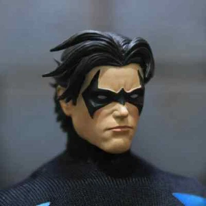 U.S Duty Free 1/12 Custom DC Nightwing Grayson #1 Batman Hush Head Sculpt - Picture 1 of 9
