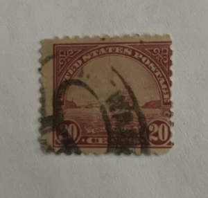 Scott# 698 20c Golden Gate Fancy Oval Cancel Postage Stamp Used - Picture 1 of 1
