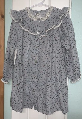 Vintage 70s Cinderella Brand Girls Little house On the Prairie Dress Sz 5 - Image 1 of 4