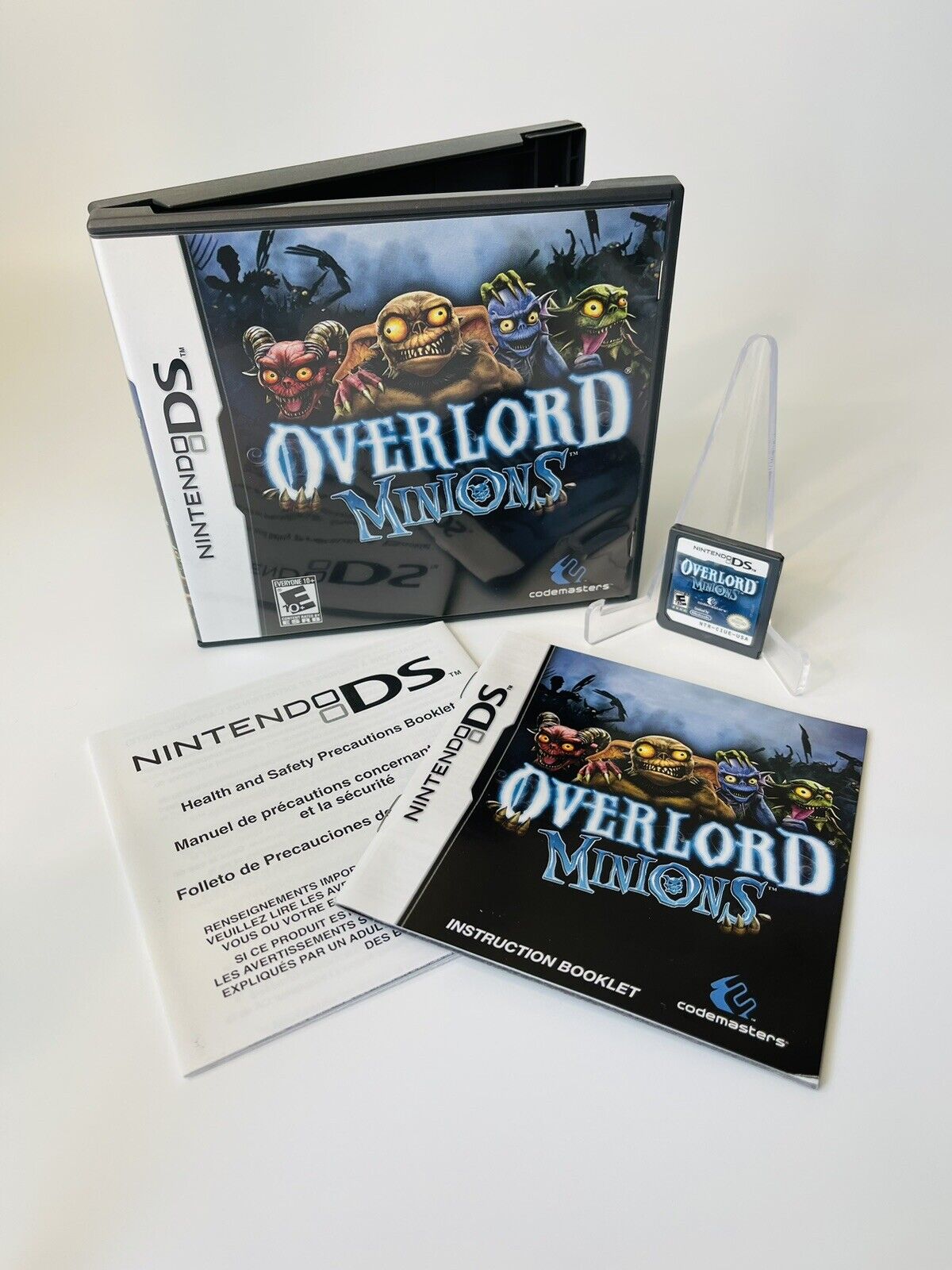 Overlord: Minions - Nintendo DS 3DS 2DS CIB Complete LOOKS UNUSED Condition Wow!