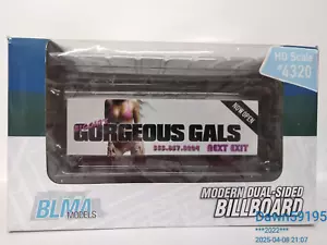 HO 1/87 BLMA - ATLAS MODERN DUAL-SIDED BILLBOARD #4320🌟LOOK🌟 - Picture 1 of 7