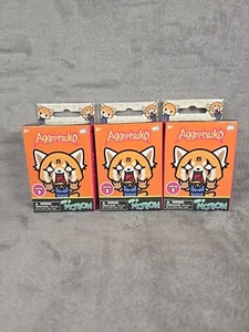 LOTTO 3 Clip scatola cieca Sanrio AGGRETSUKO serie 2 Chibi in movimento - Foto 1 di 4
