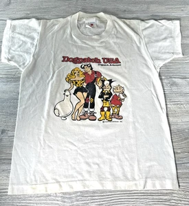 Vintage 1970er Lil Abner Dogpatch Arkansas USA Einzelnaht Größe 10-12 T-Shirt Jugend - Bild 1 von 13
