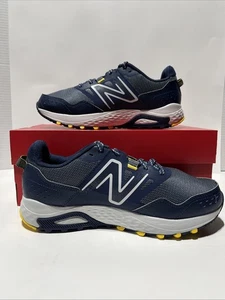 New Balance 410v8 Trail Running Shoes Men’s Size 9 4E Wide Blue/Grey MT410NY8 - Picture 1 of 7