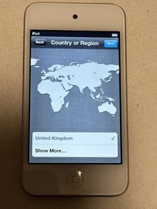 Apple iPod Touch 4th Generation A1367 MP3  Silver 3.5"  (8GB) - tested & working - Picture 1 of 4