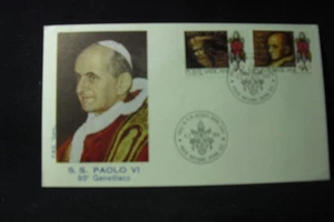 1978 Vatican City FDC "Celebrates 80th Birthday Pope Paul VI " Unaddressed - Picture 1 of 5