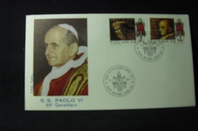 1978 Vatican City FDC "Celebrates 80th Birthday Pope Paul VI " Unaddressed - Image 1 of 4