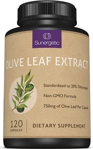 Premium Olive Leaf Extract Capsules – Standardized to 20% Oleuropein – Super ... - Picture 1 of 7
