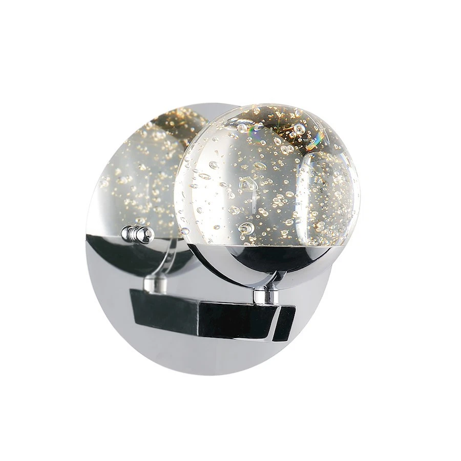 Aplique de pared LED ET2 Lighting Orb II, cromo pulido - E24260-91PC Foto 1 de 1