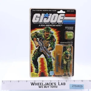 Leatherneck W/34 Back G.I. Joe ARAH 1986 Hasbro Vintage Action Figure MOSC NEW - Picture 1 of 4