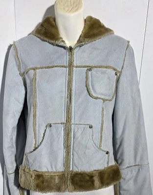 Girl's Size L Jacket Cherokee  Faux Fur Full Zip Front Pocket Outerwear - Image 1 of 4