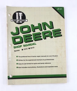 I&T Shop Service Manual  John Deere JD-21 Series 1010, 2010 - Picture 1 of 3