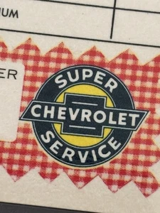 Vintage 1956 Super Chevrolet General Motors Nadeln & Pins Nähen Display Schild - Bild 1 von 16