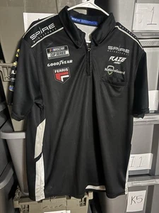 Spire Motorsports Chevy Large Team Issued Crew Shirt NASCAR Hocevar O3 - Picture 1 of 3