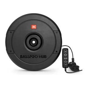 Subwoofer activo de rueda de repuesto JBL BassPro Hub Subwoofer con control remoto 200 W RMS - Imagen 1 de 6