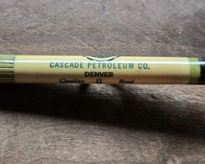 Vintage Cascade Petroleum Co. Denver Colorado Advertisement Retractable Pencil - Picture 1 of 6
