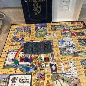 The Game of Pilgrim’s Progress ~ Christian Educational Board Game As Is - Picture 1 of 20