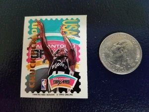 Chuck Person San Antonio Spurs NBA 1995 CME Stamp STICKER USA RARE ODDBALL - Picture 1 of 1