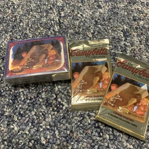 1995 THE CAMPBELL’S COLLECTION CARDS - Complete Set Of 72 Cards SEALED & 2 Packs - Bild 1 von 9