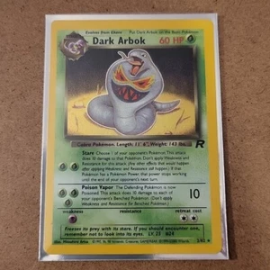 Pokémon TCG Dark Arbok Team Rocket 2 Holo Unlimited Holo Rare - Picture 1 of 1