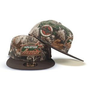 Exclusive Fitted RealTreeCamo Houston Astros Brown Visor Gray Bottom 7 3/8