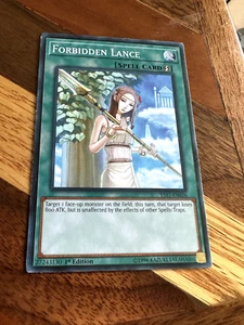 Forbidden Lance YS17-EN026 1st Edition Common LP + BONUS - Picture 1 of 2