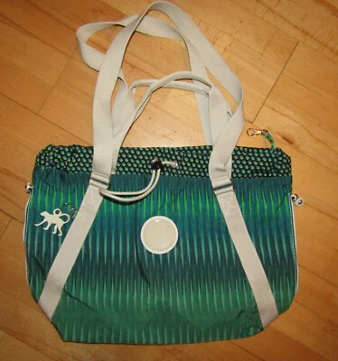 Kipling, Trage.- und Schultertasche, grün gemustert - Bild 1 von 4