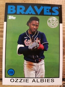 2021 Topps Series 2 1986 Ozzie Albies #86B-28 - Picture 1 of 6