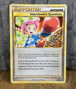 POKEMON SUPPORTER "INTERVIEWERS QUESTIONS" 77/95 - Picture 1 of 1