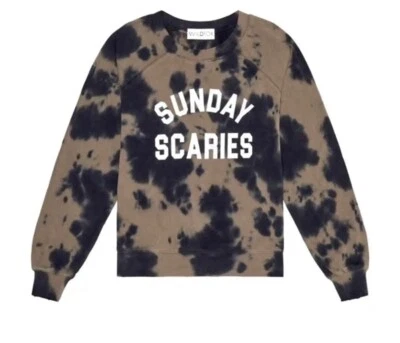 Wildfox Sunday Scaries Tie Dye Marrón Negro Mujer Talla Grande NUEVO CON ETIQUETAS NUEVO Foto 1 de 4