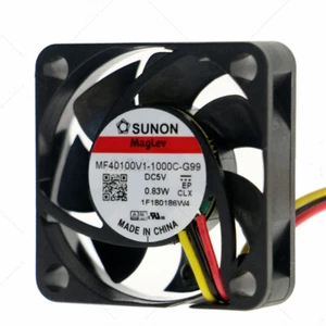 SUNON MF40100V1-1000C-G99 5V 0.83W 4010 4CM 3-pin silent magnetic cooling fan - Picture 1 of 4