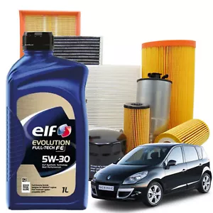 KIT TAGLIANDO RENAULT SCENIC III 1.5 dCi 110CV 81KW DAL 04/2009 + ELF FE 5W30 - Bild 1 von 7