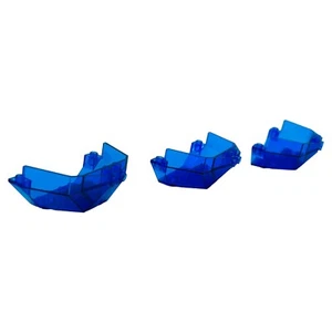 LEGO 3x Trans-Dark Blue Bottom Cockpit 5x8x3 6085 Aquazone Aquanauts Lot of 3 - Picture 1 of 5