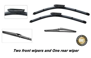 Renault Megane Estate 2009-2014 Brand New Front and Rear windscreen wiper blades - Picture 1 of 6