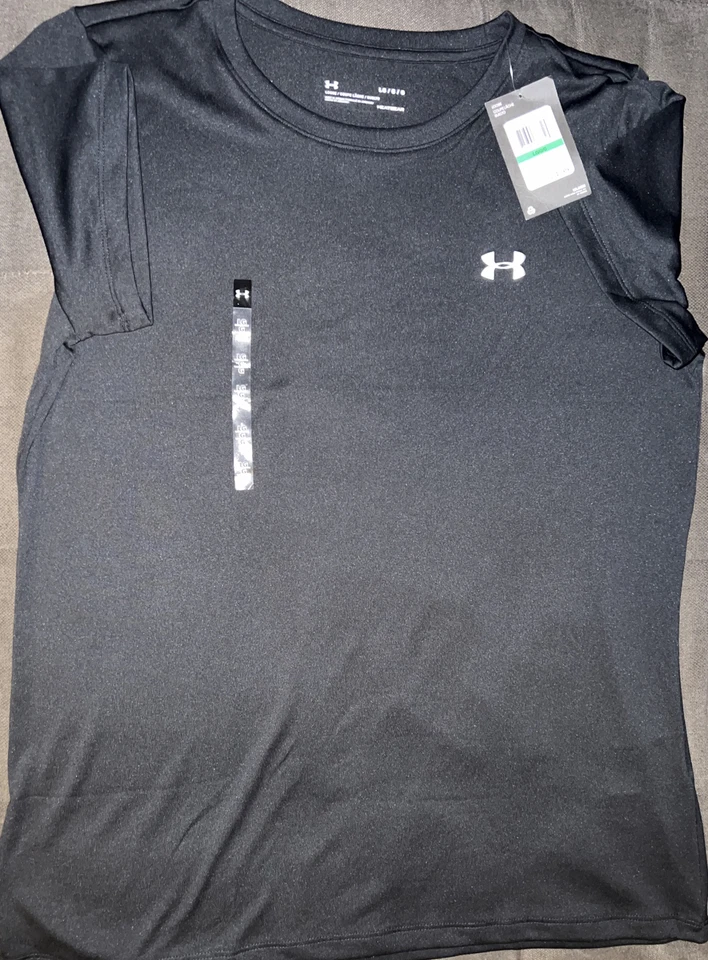 UNDER ARMOUR 1277207001LG Women'S Ua Tech Crew Black Large