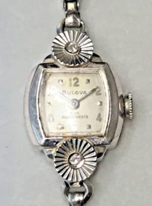 1957 Vintage Bulova L7 Women's Watch 10k RGP 21 Jewel - For Parts or Repair - Picture 1 of 9