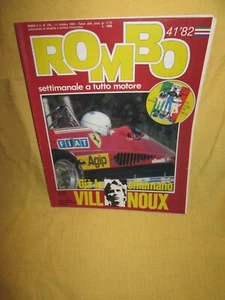 MAGAZIN Motorismo ROMBO Auto Motorrad 41 11/10 1982 Ferrari Villeneuve Arnoux F1 - Bild 1 von 1