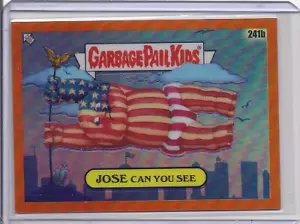 2023 Garbage Pail Kids Chrome #214b Jose Can You See Orange Refractor 45/75 - Picture 1 of 1