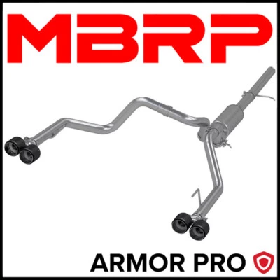 Sistema de escape trasero Cat 2019-24 Silverado Sierra 1500 5,3 L MBRP Armor Pro 3/2,5" Foto 1 de 4