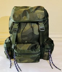 REBECCA MINKOFF Downtown Buckle Nylon Rucksack, Military Camo - Bild 1 von 9
